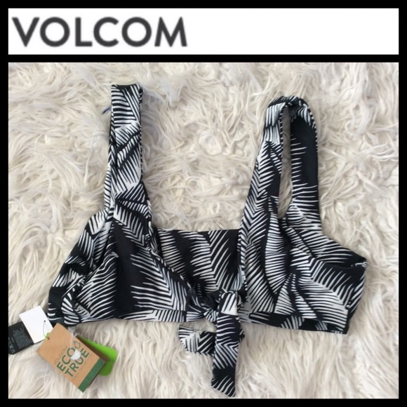 NWT Volcom Stay or Leaf Plus Size Bikini Top - Picture 5 of 7